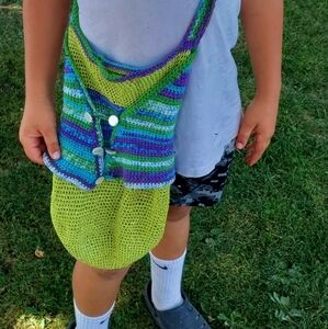 Colorful Knit Bag